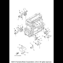 ENGINE MOUNT pour Yamaha 2011 WaveRunner FX CRUISER SHO - FX1800AK - 2011