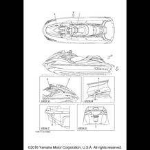 IMPORTANT LABELS pour Yamaha 2012 WaveRunner WAVERUNNER FZR - GX1800L - 2012