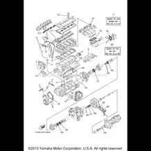 REPAIR KIT 1 pour Yamaha 2014 WaveRunner FX CRUISER SHO - FA1800AN - 2014