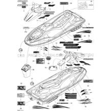 09- Decals pour Seadoo 2008 GTI SE 130, 2008