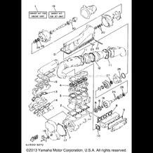 REPAIR KIT 1 pour Yamaha 1996 WaveRunner WAVE RAIDER 1100 - RA1100U - 1996