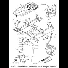 HULL DECK pour Yamaha 1997 WaveRunner WAVE RUNNER GP760 - GP760V - 1997