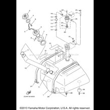 FUEL TANK pour Yamaha 2000 WaveRunner GP800 - GP800Y - 2000