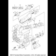 REPAIR KIT 1 pour Yamaha 2004 WaveRunner XL700 - XL700C - 2004