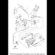 CONTROL CABLE pour Yamaha 2009 WaveRunner WAVERUNNER VX CRUISERVX1100BH WAVERUNNER - VX1100AH - 2009