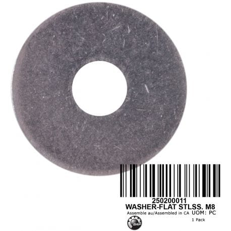 WASHER-FLAT STLSS. M8