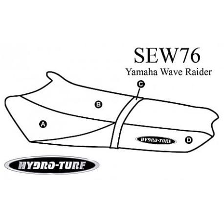 Hydroturf saddle cover for wave raider