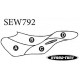 Seat cover GP1300R (03-08) / GP800R (03-04)