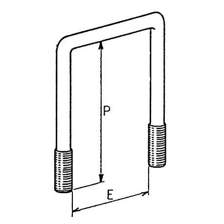 Assembly flanges from 60 to 120mm + nuts