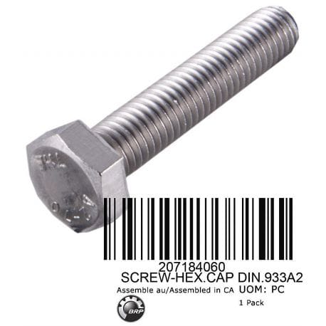 SCREW-HEX.CAP DIN.933A2