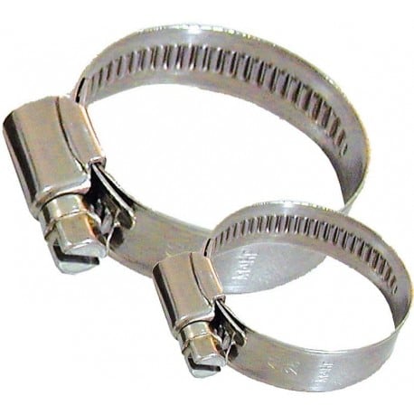 Collier inox 316 - 12 mm - lot de 10 - 16 à 25 mm