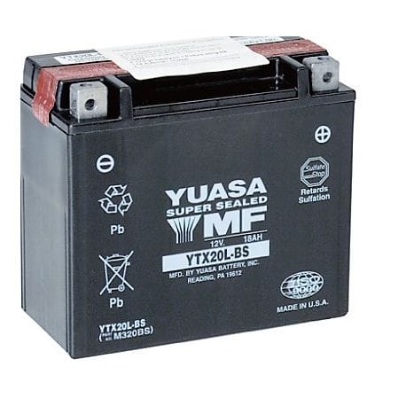 BATTERY,YTX20L-BS,12V 18AH