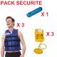 50N safety pack for jet-ski (compulsory equipment)