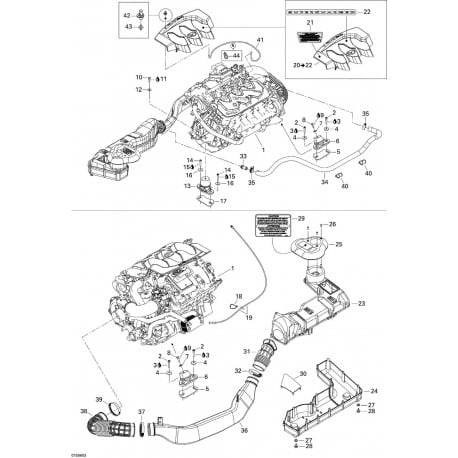 MOTEUR ROTAX   *ENGINE-1503