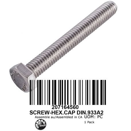 SCREW-HEX.CAP DIN.933A2