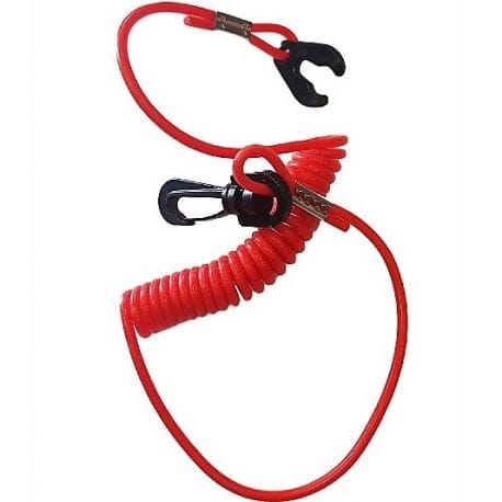 Cordon Cable Ejection pour Coupe Circuit Bateau / Jet Ski + Clips à Oeillet  NEUF