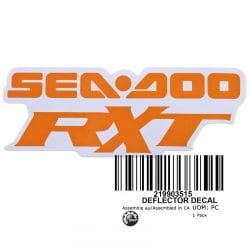 Decal, Sea-Doo RXT Decal, Sea-Doo RXT