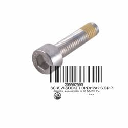 SCREW-SOCKET, DIN.912A2 S.GRIP, 205562560 SCREW-SOCKET, DIN.912A2 S.GRIP, 205562560