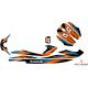 Kit Déco RACE pour 15F Orange & Bleu