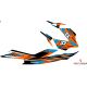 Kit Déco RACE pour Ultra Orange & Bleu