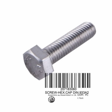 SCREW-HEX.CAP DIN.933A2