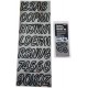 Kit sticker d'immatriculation Chromé