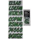 Green license sticker kit