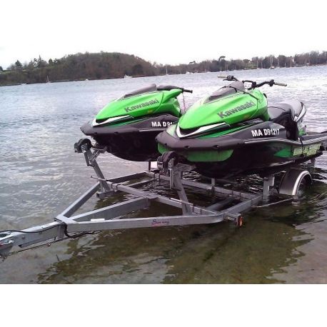 Remorque Double jetski Sun Way Freiné maxi 1T