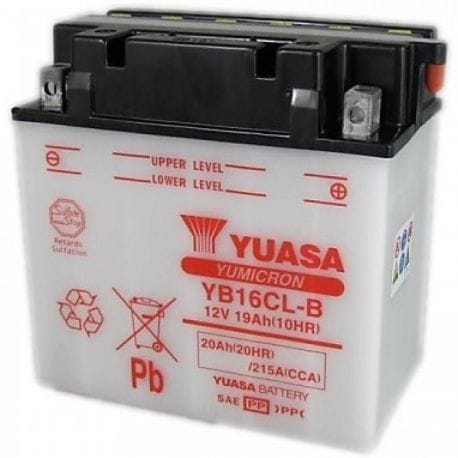 Batterie YUASA conventionnelle sans pack acide - YB16L-B