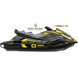 Graphic Kit for Yamaha FX Jet Ski Gray & Yellow