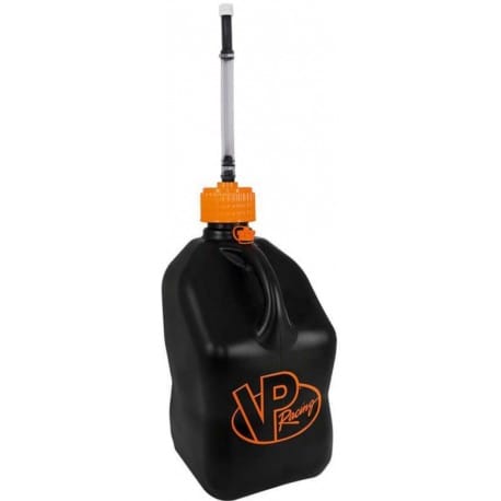 Bidon Carré Noir et Orange VP racing 20L (Série spéciale V-Twin) Bidon + tuyaux deluxe