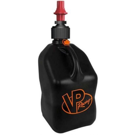 Black and Orange VP racing 20L Square Bottle (Special V-Twin Series) Can / Auto / Stop cap