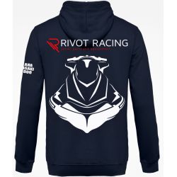 Sweat Zippé à Capuche RIVOT Racing Navy