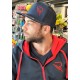 Navy & Red Embroidered RIVOT Racing Cap
