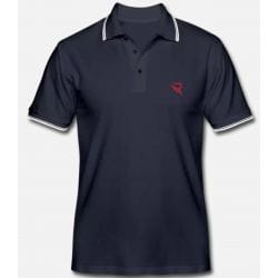 Polo RIVOT Racing, Coeur Brodé, couleur Navy