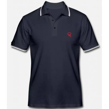 Polo RIVOT Racing, Coeur Brodé, couleur Navy