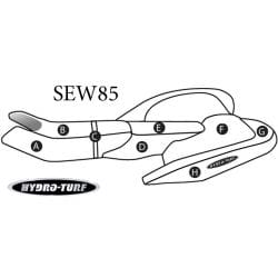 Housse de selle Hydroturf pour LRV 4 places Housse de selle Hydroturf pour LRV 4 places