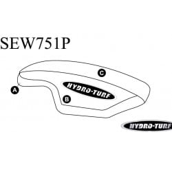 Pad cover for Superjet (96+), FX1  Pad cover for Superjet (96+), FX1
