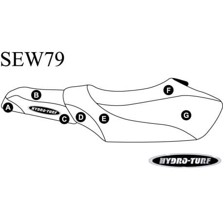 Housse de selle pour GP 760/800/1200