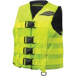 Gilet 4 boucles SLIPPERY Jaune Fluo Gilet 4 boucles SLIPPERY Jaune Fluo