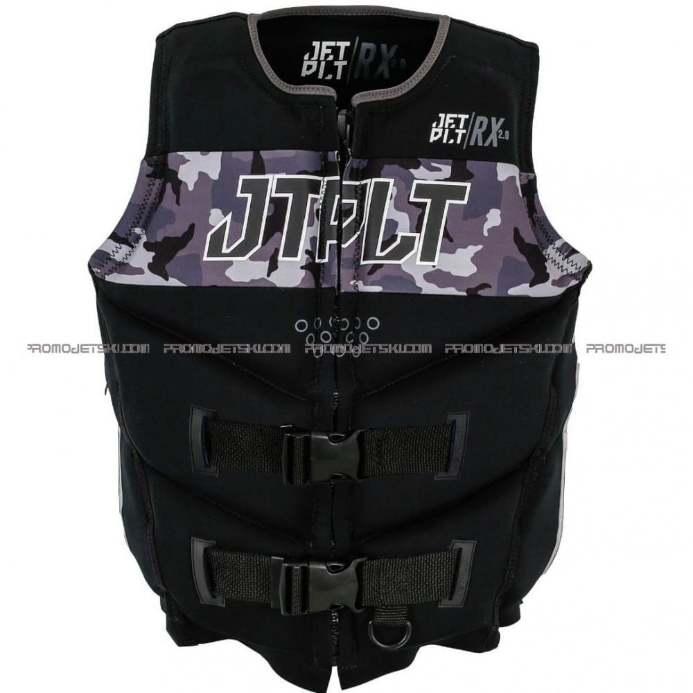 Gilet JETPILOT Néoprène RX PWC Noir Camo - 21017 - Promo-jetski