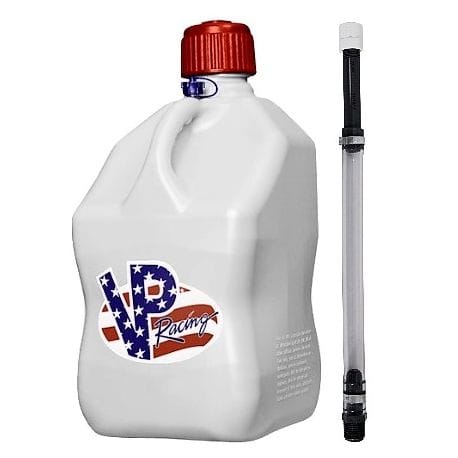 White Square Bottle Patriote VP racing 20L Can + pipes