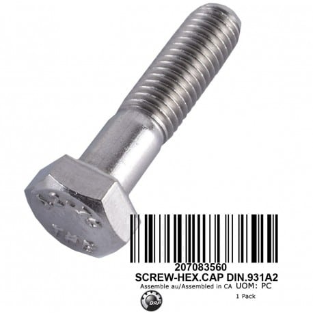 SCREW-HEX.CAP DIN.931A2