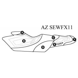 Housse de selle (HT) pour FX HO/SHO (12-18) Housse de selle (HT) pour FX HO/SHO (12-18)