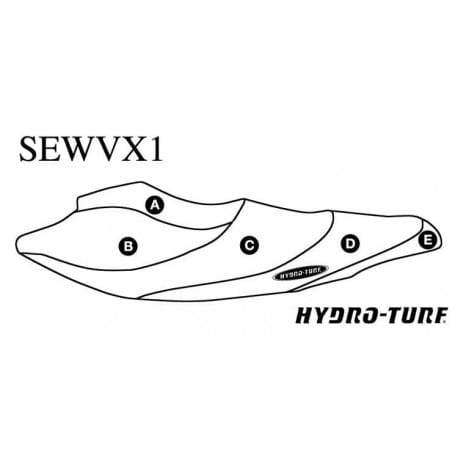 Hydroturf Yamaha VXS, VX Deluxe + VX Sport (11-12) seat cover