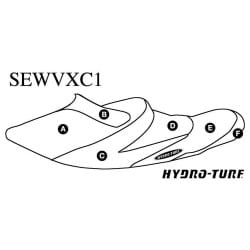 Housse de selle pour VX Cruiser (10-14) Housse de selle pour VX Cruiser (10-14)