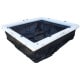 Piscine Yachtbeach Classic 4x4m tube de 30cm