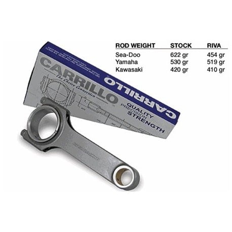 Carrillo connecting rod kit, Ultra 250 / 260Lx & 15-12F