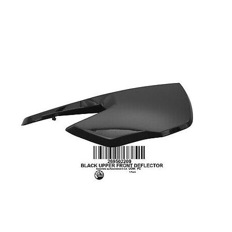 Black Upper Front Deflector