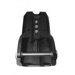 Entretoise Alu Foncé pour axe de support de Bras Entretoise Alu Foncé pour axe de support de Bras